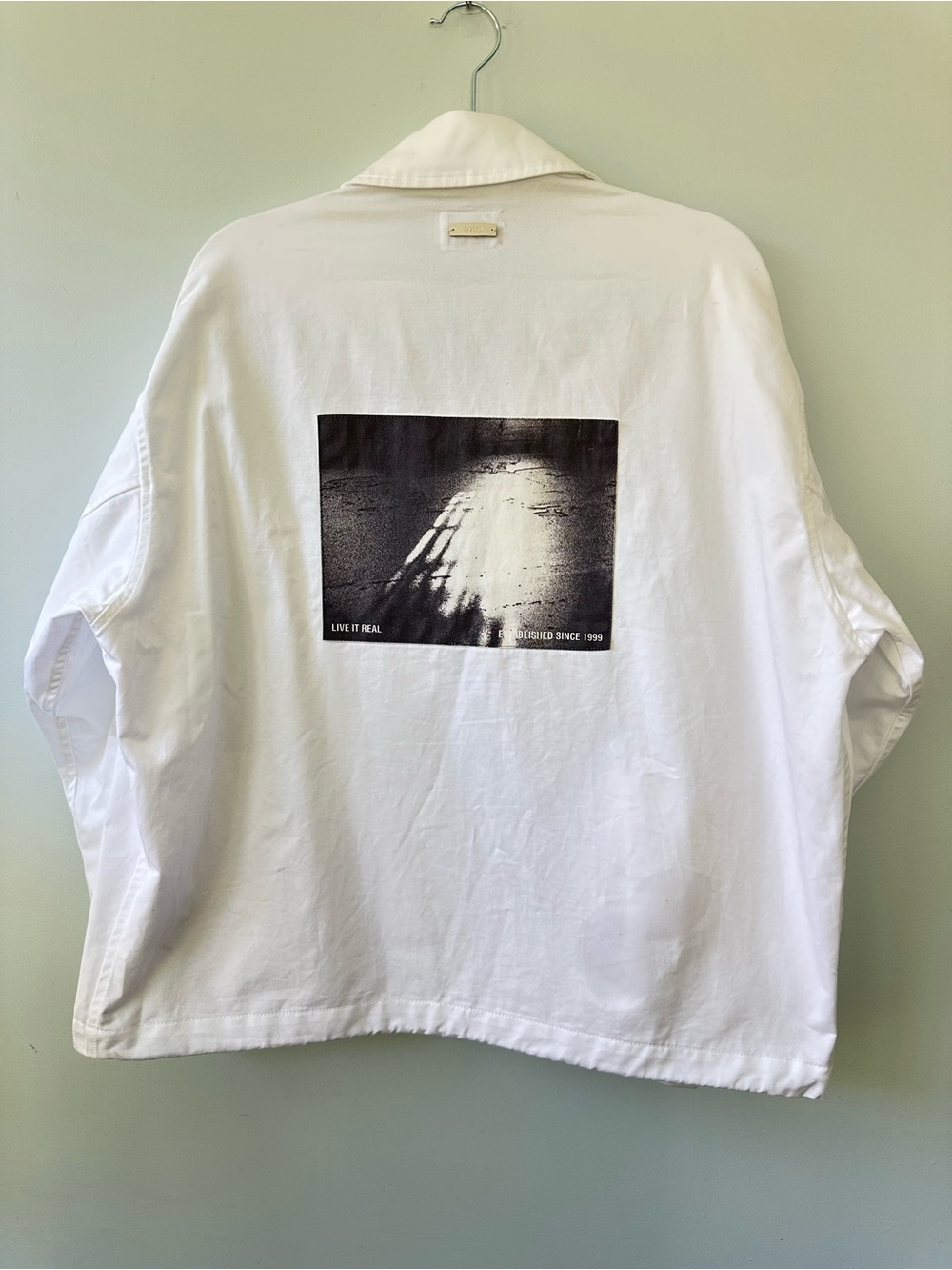 izzue oversized graphic jacket S